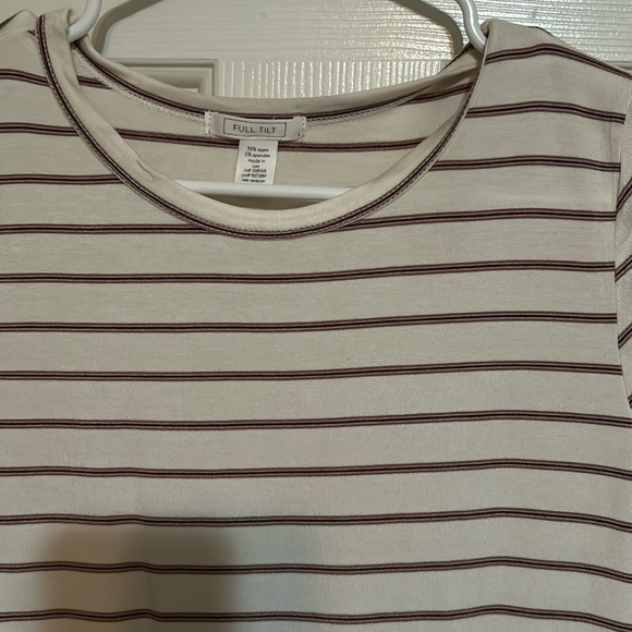 Ivory striped body suit - Picture 4 of 4